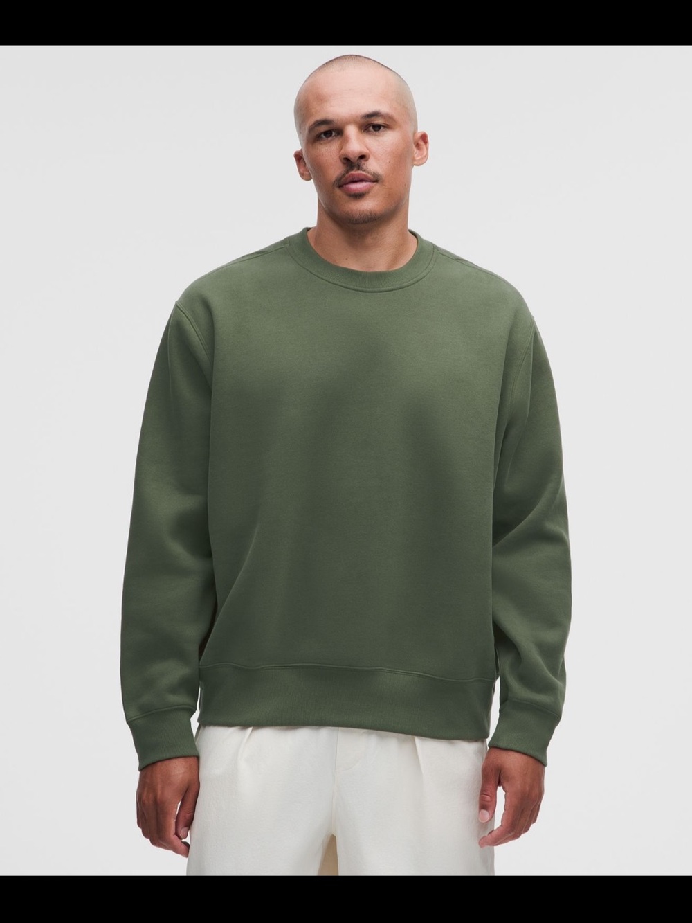 NWT Lululemon Men's Crewneck Steady State Super Loft Sweatshirt in Sassy Sage